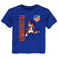 Toddler Outerstuff  Royal FC Cincinnati Mascot Hero T-Shirt