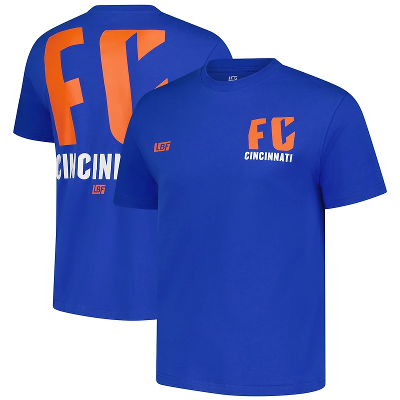 Unisex Live Breathe Futbol Blue FC Cincinnati Basics T-Shirt