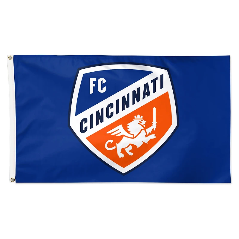 Drapeau unilatéral WinCraft FC Cincinnati 3 pi x 5 pi