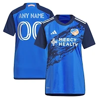 Women's adidas Blue FC Cincinnati 2023 River Kit Replica Custom Jersey