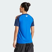 Maillot réplique orange et bleu du kit Legacy 2025 adidas Blue FC Cincinnati pour femme