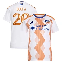 Women's adidas Pavel Bucha White FC Cincinnati 2026 The Seven Hills Kit Replica Jersey