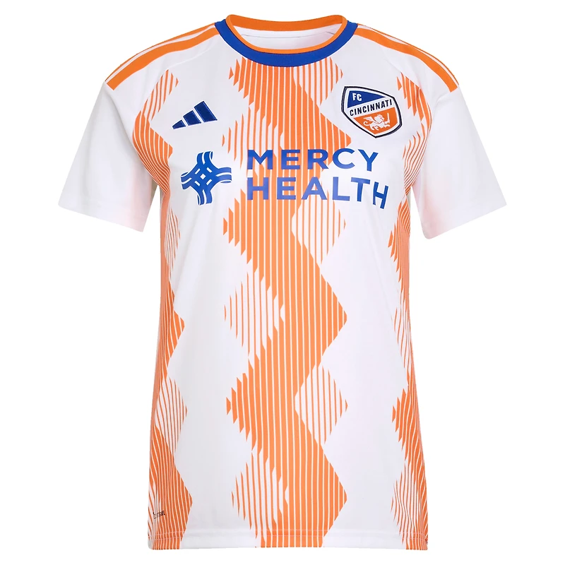 Maillot réplique blanc adidas FC Cincinnati 2026 The Seven Hills pour femme