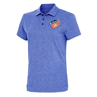 Women's Antigua  Heather Royal FC Cincinnati Motivated Polo