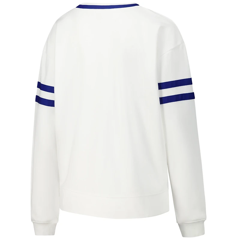 T-shirt à manches longues Concepts Sport blanc FC Cincinnati Borough pour femme