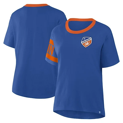 Women's Fanatics Blue FC Cincinnati Defender Pairing Legacy T-Shirt