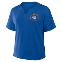 Women's Fanatics Royal FC Cincinnati Bicycle Kick Stadium Slub T-Shirt