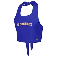 Haut court dos nu Hype and Vice FC Cincinnati Tailgate bleu pour femme