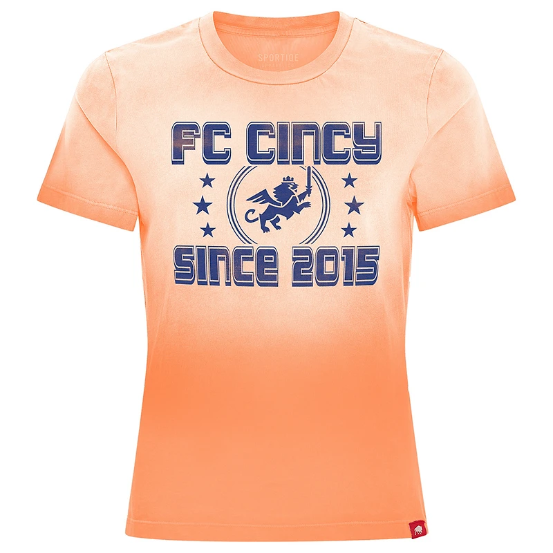 Women's Sportiqe Orange FC Cincinnati Arcadia T-Shirt