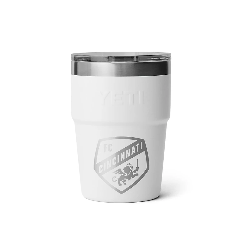 Gobelet empilable YETI FC Cincinnati Rambler de 473 ml (16 oz) avec couvercle Magslider