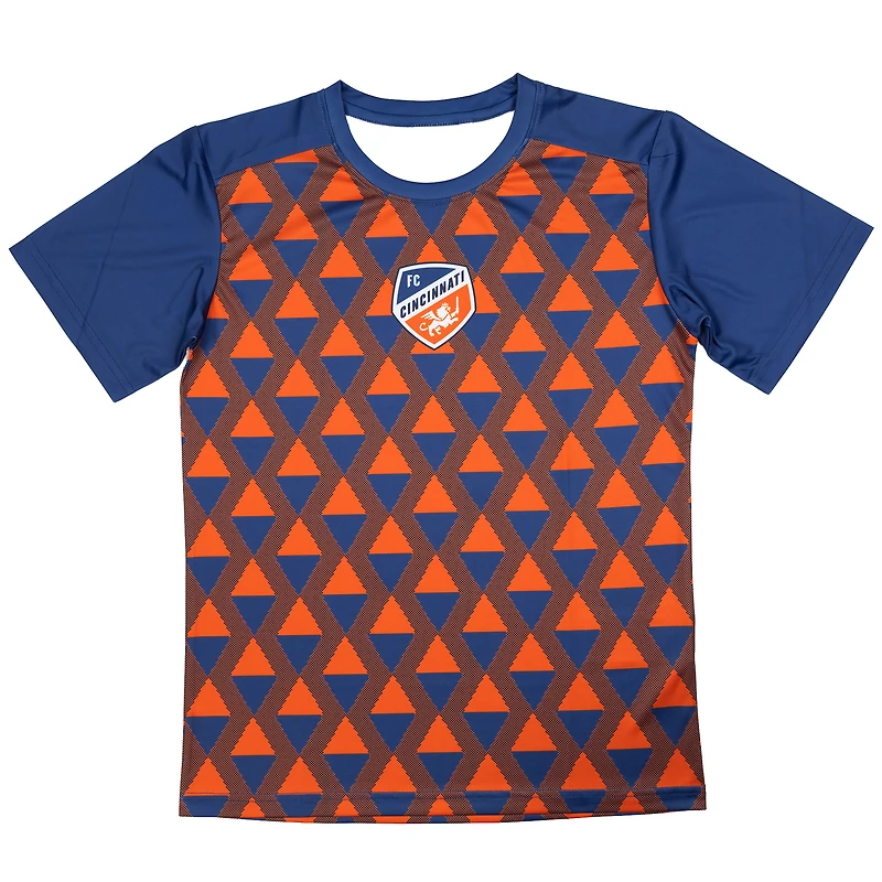 T-shirt à domicile Youth Sport Design Sweden Navy FC Cincinnati Starting Lineup