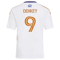 Youth adidas Kévin Denkey White FC Cincinnati 2026 The Seven Hills Kit Replica Jersey
