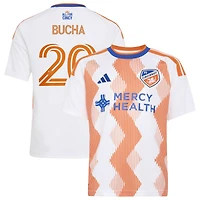 Maillot réplique adidas Pavel Bucha blanc FC Cincinnati 2026 The Seven Hills pour enfant