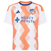 Youth adidas White FC Cincinnati 2026 The Seven Hills Kit Replica Jersey