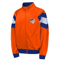 Youth  Orange FC Cincinnati Field General Track Full-Zip Jacket