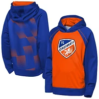 Youth Outerstuff  Orange/Blue FC Cincinnati Striker Fleece Hoodie
