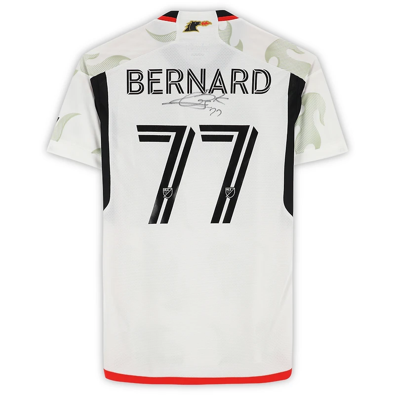 Bernard Kamungo FC Dallas Autographed Match-Used #77 White adidas Jersey from the 2024 MLS Season - Size S