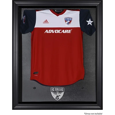 Vitrine encadrée noire avec logo du FC Dallas pour maillot de l'équipe