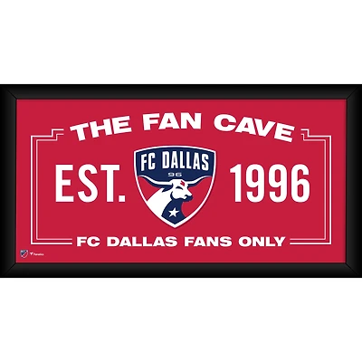 FC Dallas Framed 10" x 20" Fan Cave Collage