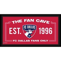 FC Dallas Framed 10" x 20" Fan Cave Collage