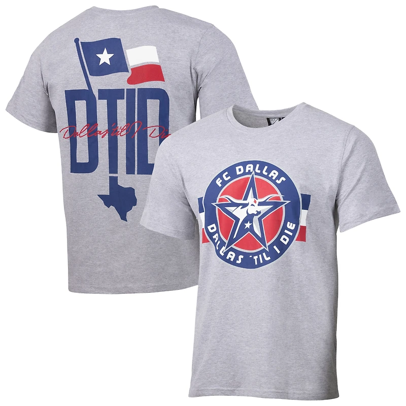 T-shirt décontracté pour homme avec motif sportif Suède gris FC Dallas Game Day