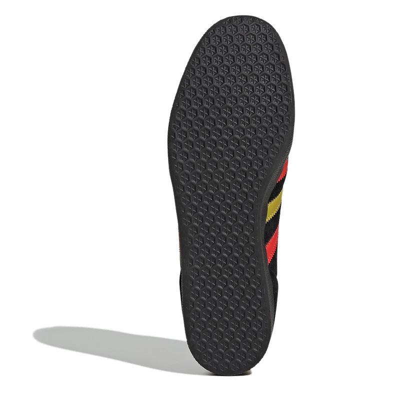 Men's adidas Black/Red FC Dallas 2025 Jersey Hook Third Gazelle Shoes