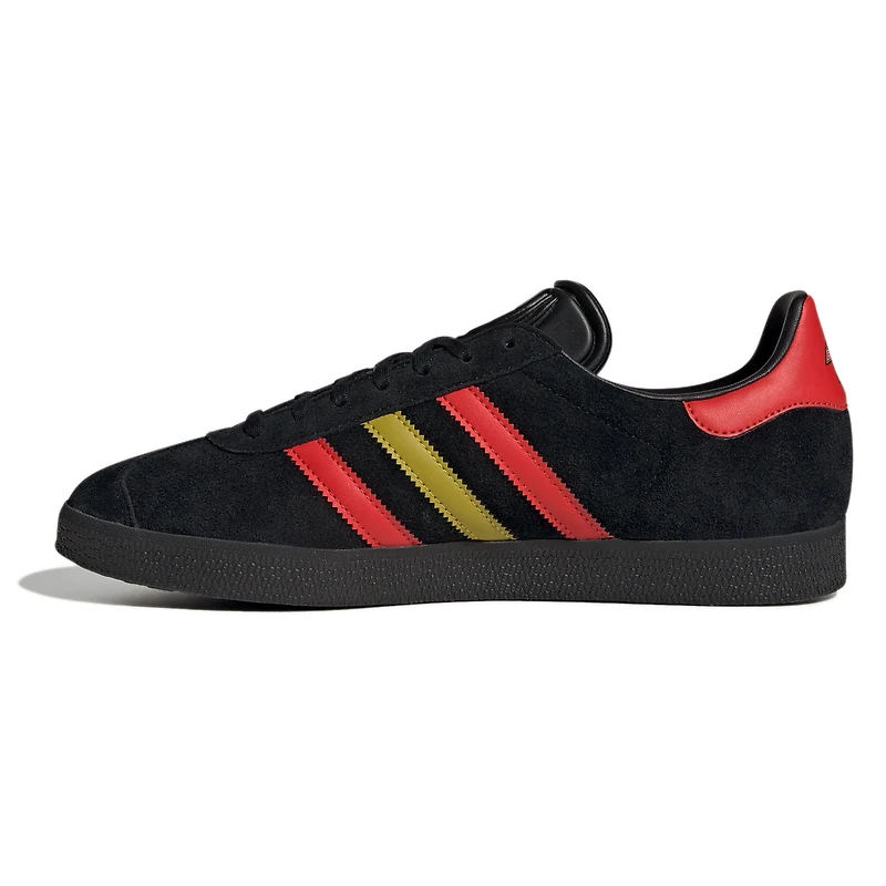 Men's adidas Black/Red FC Dallas 2025 Jersey Hook Third Gazelle Shoes