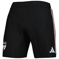 Short adidas noir FC Dallas 2023 extérieur AEROREADY Authentic pour homme