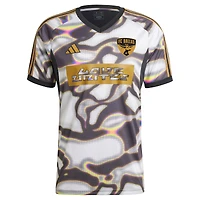 Haut d'avant-match adidas noir FC Dallas 2024 Pride pour homme