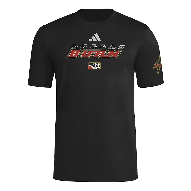 T-shirt adidas noir FC Dallas 2025 Archive Collection pour homme