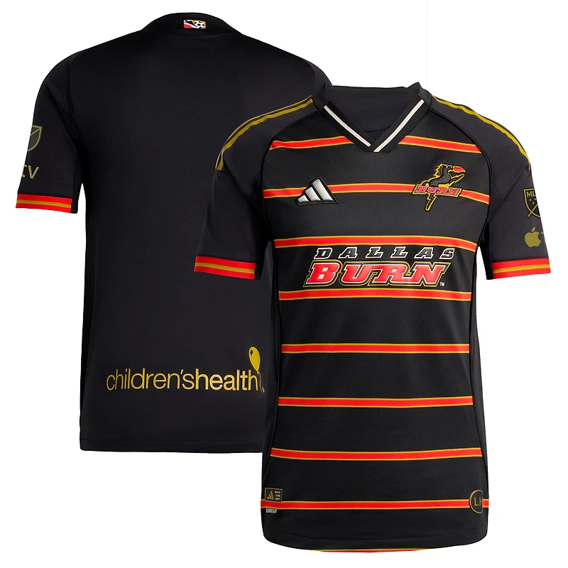 maillot adidas noir FC Dallas 2025 pour homme, troisième authentique