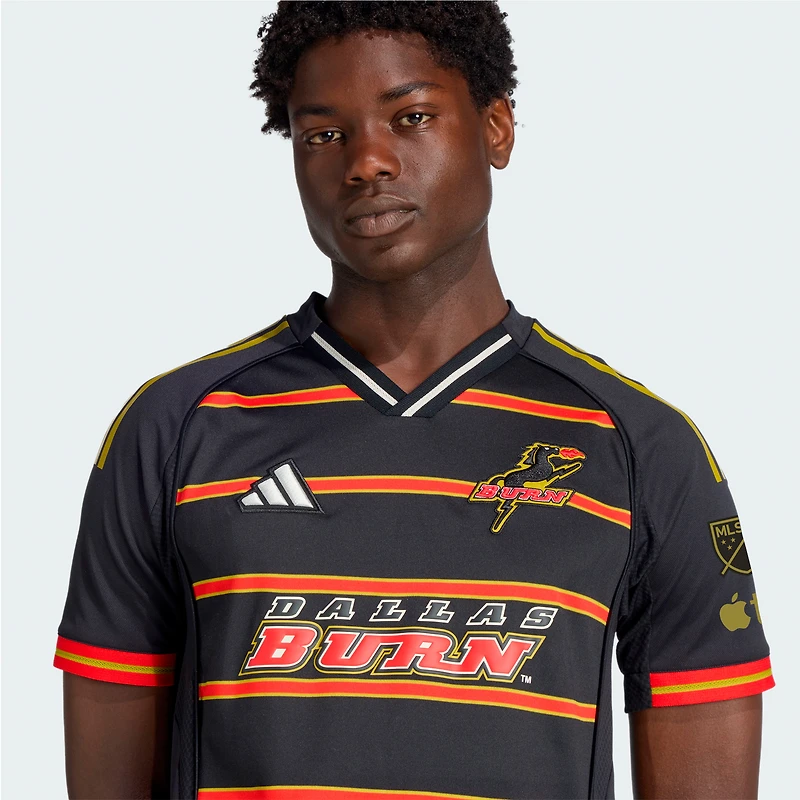 maillot adidas noir FC Dallas 2025 pour homme, troisième authentique