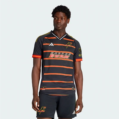 maillot adidas noir FC Dallas 2025 pour homme, troisième authentique