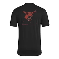 T-shirt d'avant-match adidas FC Dallas 2026 Anthem AEROREADY noir pour homme