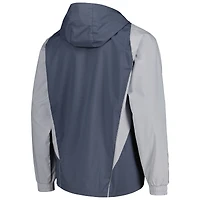 Veste à capuche raglan adidas Charcoal FC Dallas pour homme