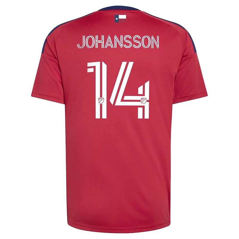 Men's adidas Herman Johansson Red FC Dallas 2026 DNA Kit Replica Jersey