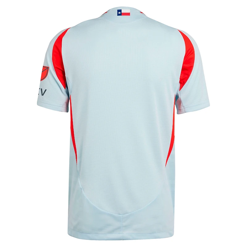 Maillot authentique adidas FC Dallas 2025 The Inferno bleu clair pour homme