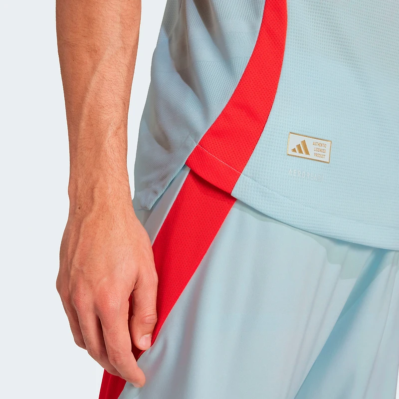 Maillot authentique adidas FC Dallas 2025 The Inferno bleu clair pour homme
