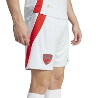 Short adidas bleu clair FC Dallas Away 2025 The Inferno Kit Authentic pour homme