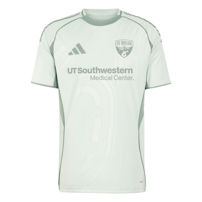 Men's adidas Light Green FC Dallas 2025 One Planet Pre-Match Top