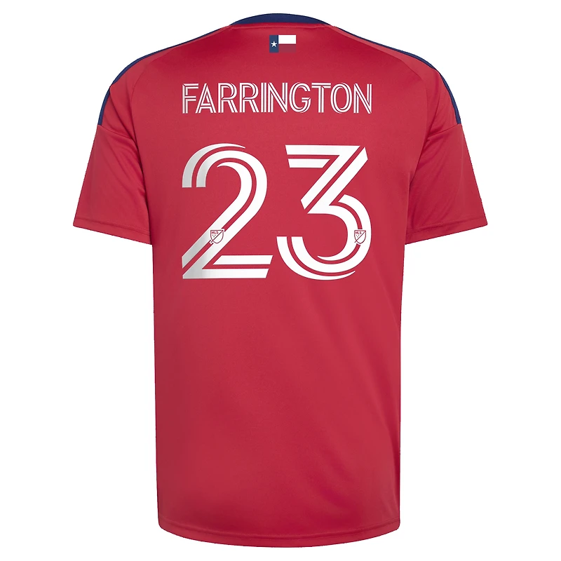 Men's adidas Logan Farrington Red FC Dallas 2026 DNA Kit Replica Jersey