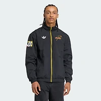 Veste zippée intégrale adidas Originals noire FC Dallas 2025 Archive Collection Anthem pour homme