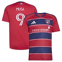 Men's adidas Petar Musa Red FC Dallas 2026 DNA Kit Replica Jersey