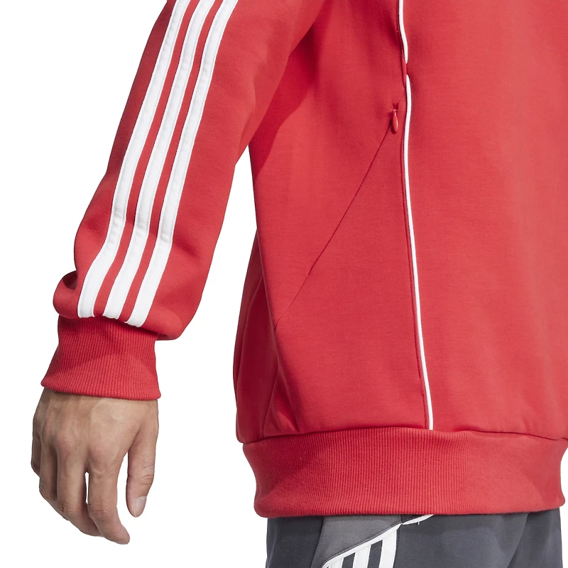 Sweat à capuche de voyage adidas FC Dallas 2025 pour homme Rouge