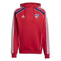 Sweat à capuche de voyage adidas FC Dallas 2025 pour homme Rouge