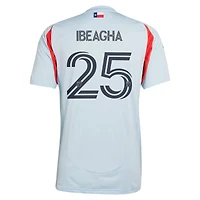 Maillot de joueur réplique adidas Sebastien Ibeagha bleu clair FC Dallas 2025 The Inferno Kit pour homme