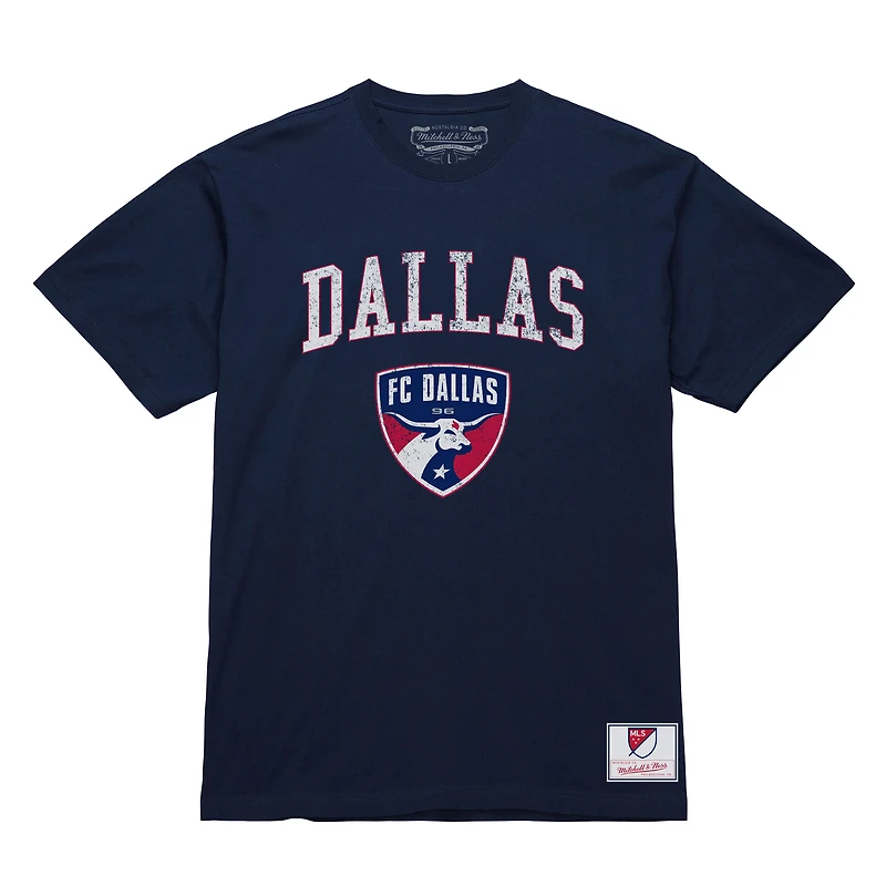 Men's Mitchell & Ness Navy FC Dallas City Pride T-Shirt