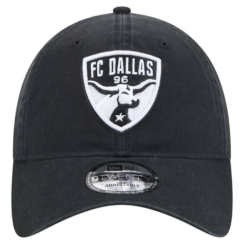 Casquette ajustable FC Dallas 2025 Kickoff 9TWENTY noire New Era pour homme