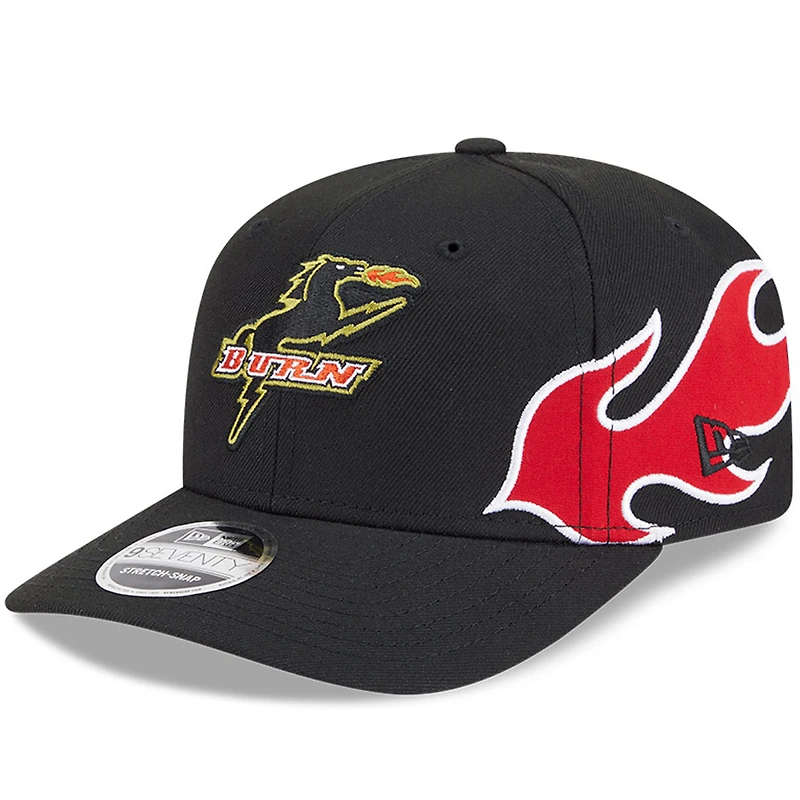 Casquette extensible noire New Era FC Dallas 2025 Third 9SEVENTY pour homme