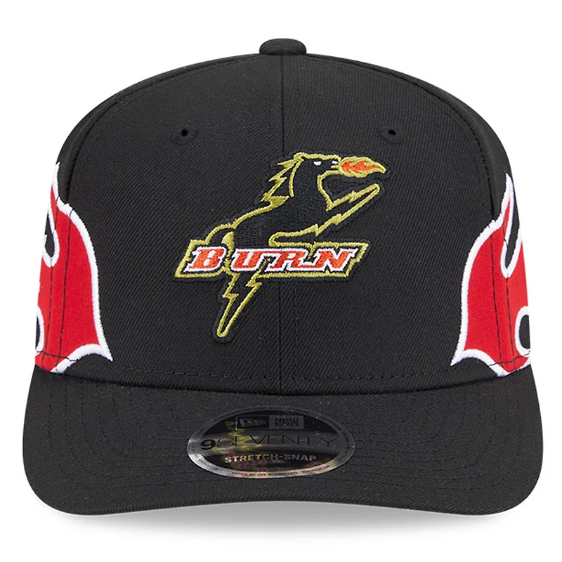 Casquette extensible noire New Era FC Dallas 2025 Third 9SEVENTY pour homme